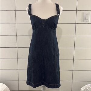 Volcom Dark Blue Denim Dress